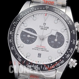 TUBBC-101 ZF Black Bay Chrono M79360N-0002 SS/SS White A-7500 