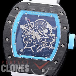 0 0 0 0 RM055-01-031A ZF RM055 Bubba Watson Marina Circult NTPT Limited Edition FC/RU Skeleton Seiko NH05A Mod