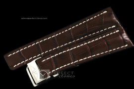 BLA10103 Leather strap Brown W/Deployant - For 46 - 49mm watches