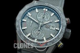 0 0 0 0 0 TGCH1-021R XF/VSF Carrera Heuer-01 CLEP Liimited Ed Chronograph PVD/RU Antracite A-7750