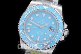 RLGS00968 Clean-F 904L Steel GMT 126710 Special Tiffany Edition SS/SS Tiffany Blue VR 3285 CHS 