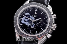 0 0 0 0 OMSP00266L Speedmaster Moon Watch Limited Edition SS/RG/SS Black OS20 Quartz