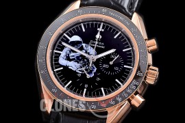 0 0 0 0 OMSP00276L Speedmaster Moon Watch Limited Edition RG/LE Black OS20 Quartz