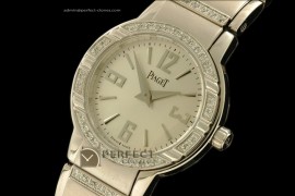 PI10018 Polo Ladies SS/Diamonds Silver Swiss Eta Quartz