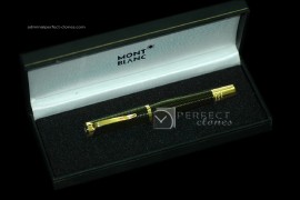 MBP1051 Writer's Edition Virginia Woolfe Black/Gold Rollerball