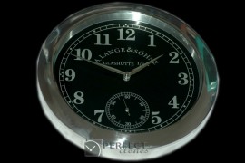 ALDC10004 Dealer Clock Lange 1 Style SS/Blk-Num Swiss Quartz