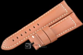 PNA00304 24/22 Calf Leather Clay/White Stitches for 44mm Pan