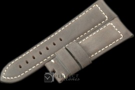 PNA00308 24/22 Calf Leather Grey/White Stitches for 44mm Pan