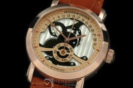 VC0021Malte Retrogating Day/Date RG/LE R-Gold Asian 2813