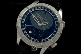 PPSM10002 Skymoon Automatic SS/LE Black Asian 2813 21J