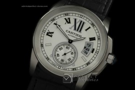 CARCC10001 Calibre de Cartier SS/LE White Asian 2813 21J Auto