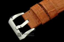 PNA00013 24/22 Handsewn American Croc Leather Strap - Honey