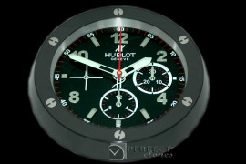 HBDC10012 Dealer Clock BigBang Style PVD/Blk Swiss Quartz