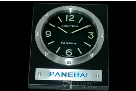 PNC25516 Pam 255 Style Wall Clock Black/Black Finish Swiss Qtz