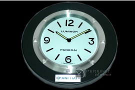 PNC11413 Pam 114 Style Wall Clock Black Finish Swiss Qtz