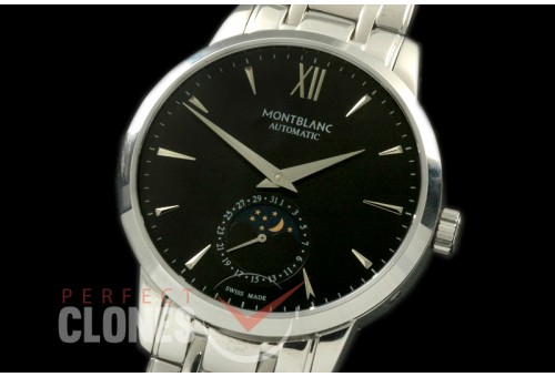 MBST10014S Star Calender Moonphase SS/SS Black M-9105