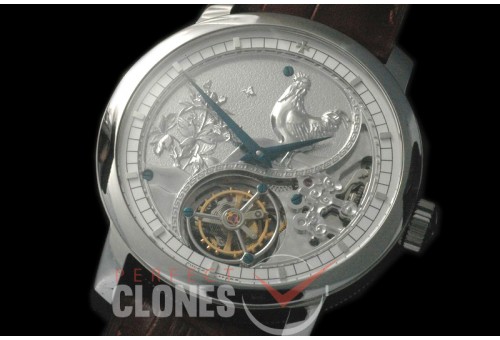 0 VCZ-100 Legend of the Chinese Zodiac - Year of the Rooster Tourbillon SS/LE Flying Man Tourbillon 