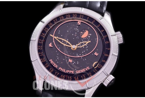0 0 0 PPSM-6102-062 ARF 6102R Sky Moon Celestial Automatic SS/LE Black Asian Customized