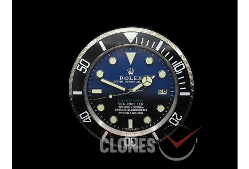 0 0 0 0 0 0 RLDC-DSSD-102 Dealer Clock Deepsea Sea Dweller Style Black/Blue Swiss Quartz