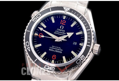OMPO-102 BP Seamaster Planet Ocean 2200.51.00 45mm SS/SS Black A-2824 - Special Offer