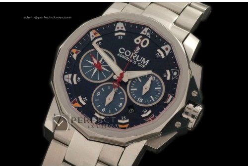 00CO10031 Admirals Cup Challenge Chrono SS/SS Blue A-7750 28800