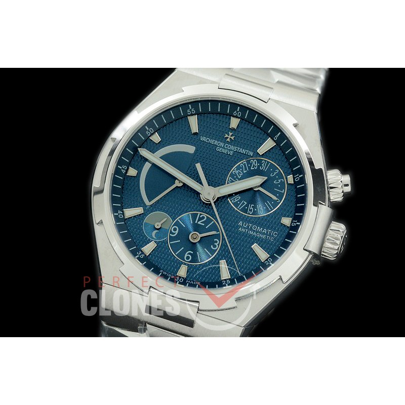0 VCO-043S Overseas Calendar/Power Reserve/Duo Time Zone Complications SS/SS Blue Asian Modified Movt 