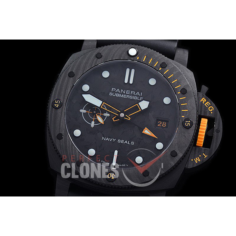 0 0 0 0 0 PN1324Y01 XF/VSF Pam 1324 Y Series Navy Seals Carbotech Luminor Submersible GMT FC/RU Forge Carbon VS P900